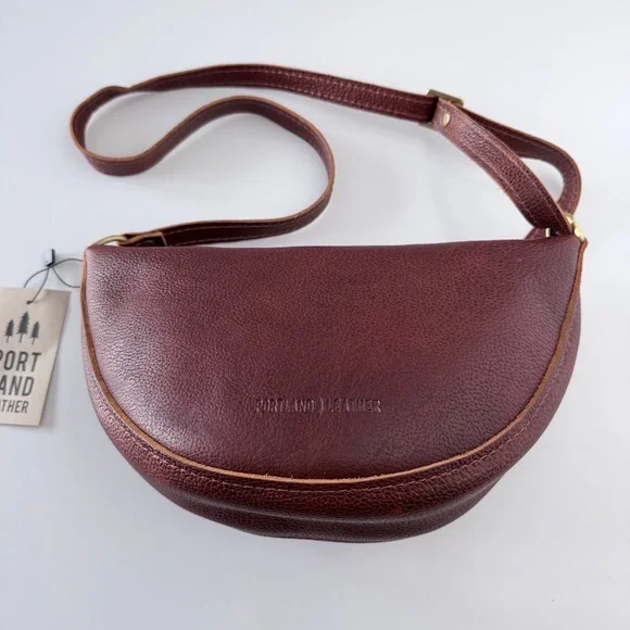 NWT Portland Leather Koala Sling Bag Medium in Nutmeg - Picture 8 of 14